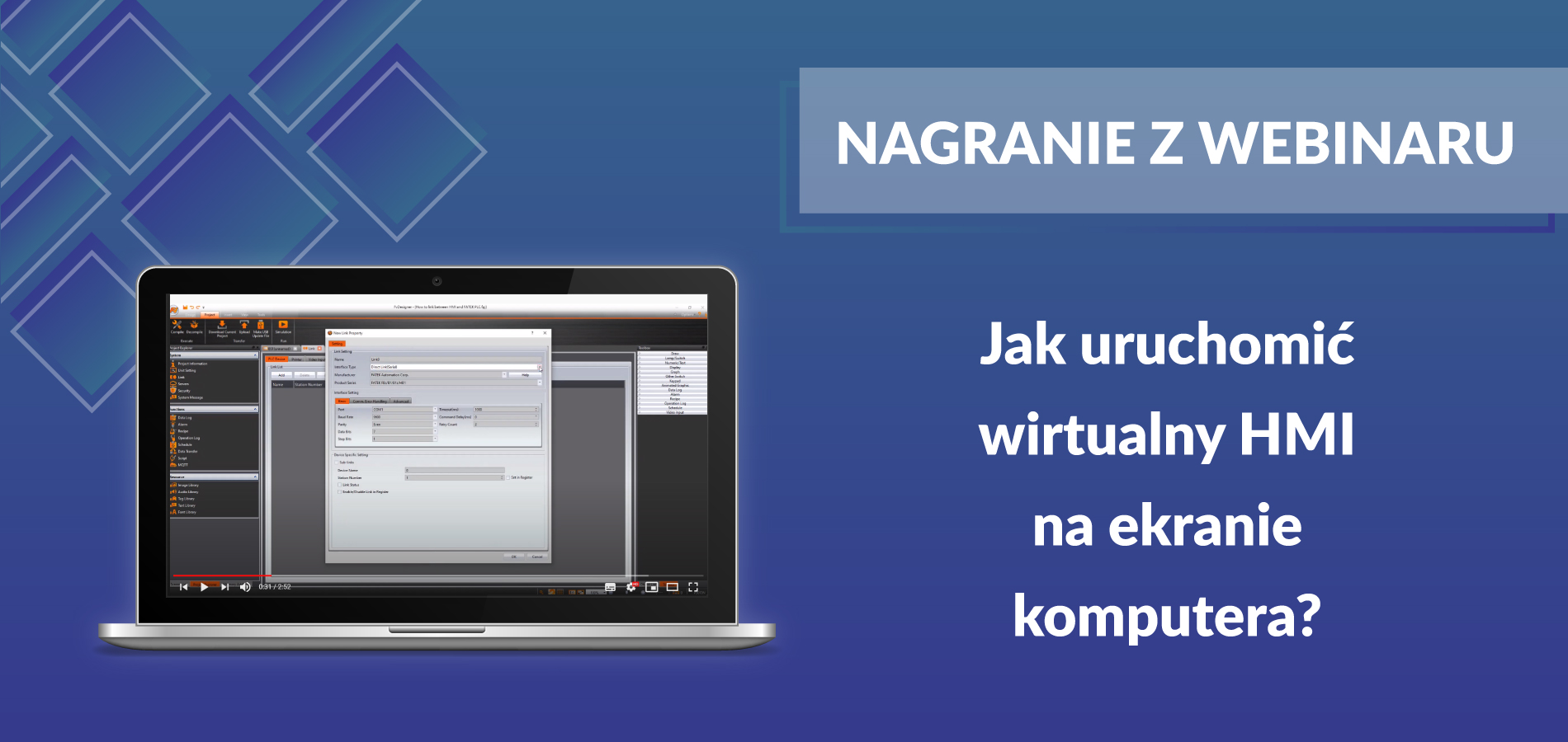 Jak uruchomić wirtualny HMI na ekranie komputera?