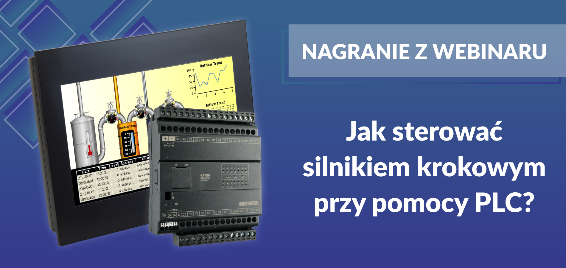 Jak sterować silnikiem krokowym przy pomocy PLC?