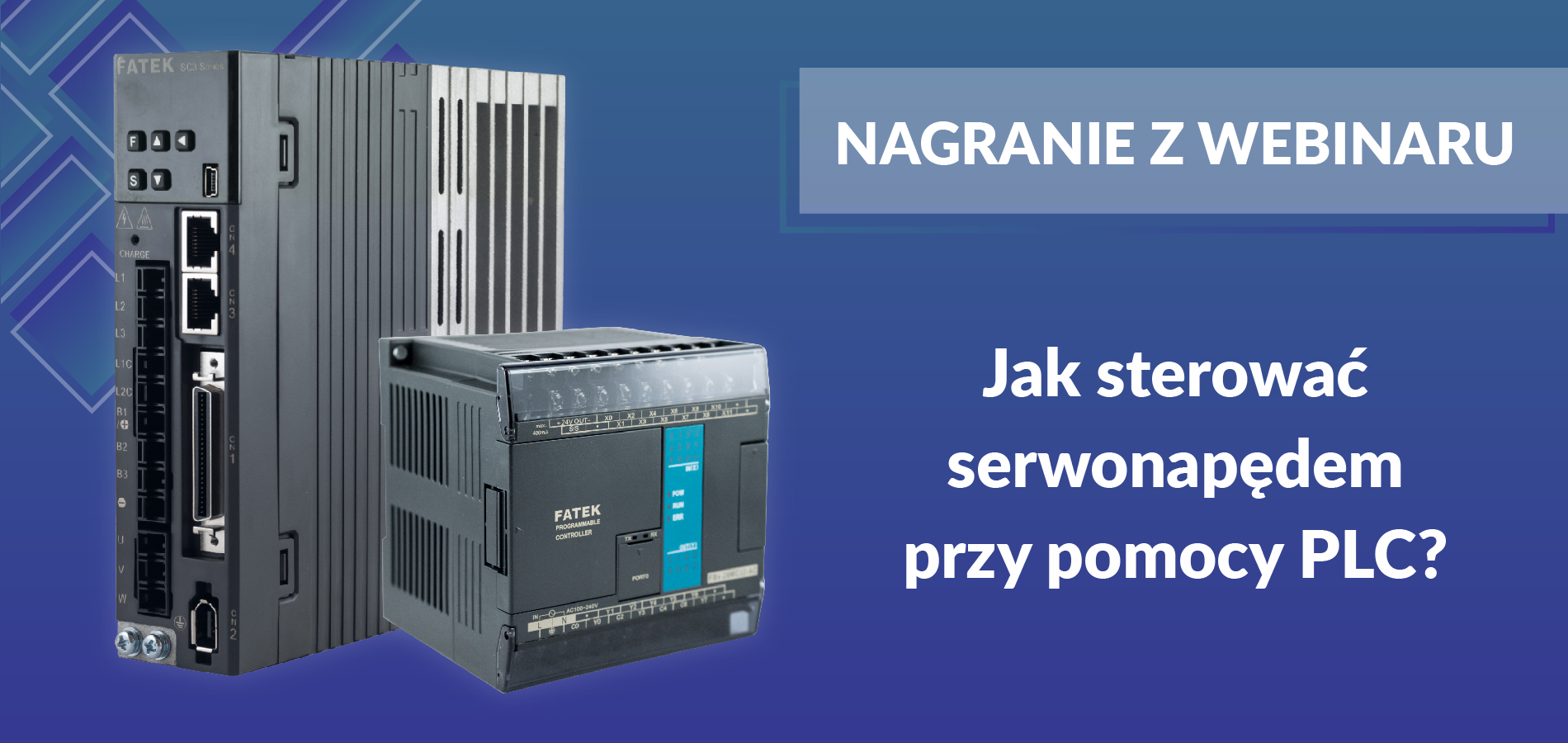 Jak sterować serwonapędem przy pomocy PLC?