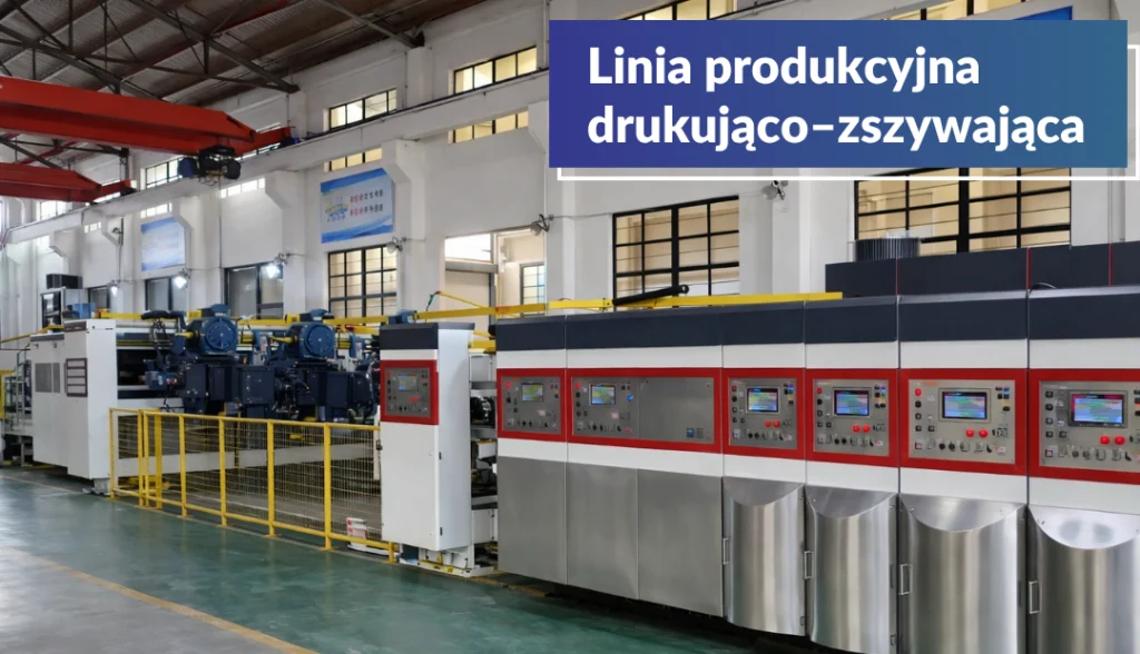 linia produkcyjna drukująco-zszywająca