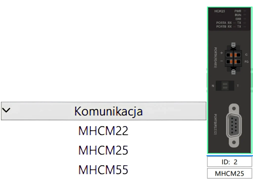 Moduły komunikacyjne - Moduł MHCM25