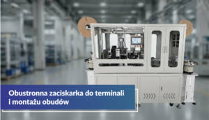 Obustronna zaciskarka do terminali i montażu obudów