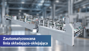 Zautomatyzowana linia składająco-sklejająca