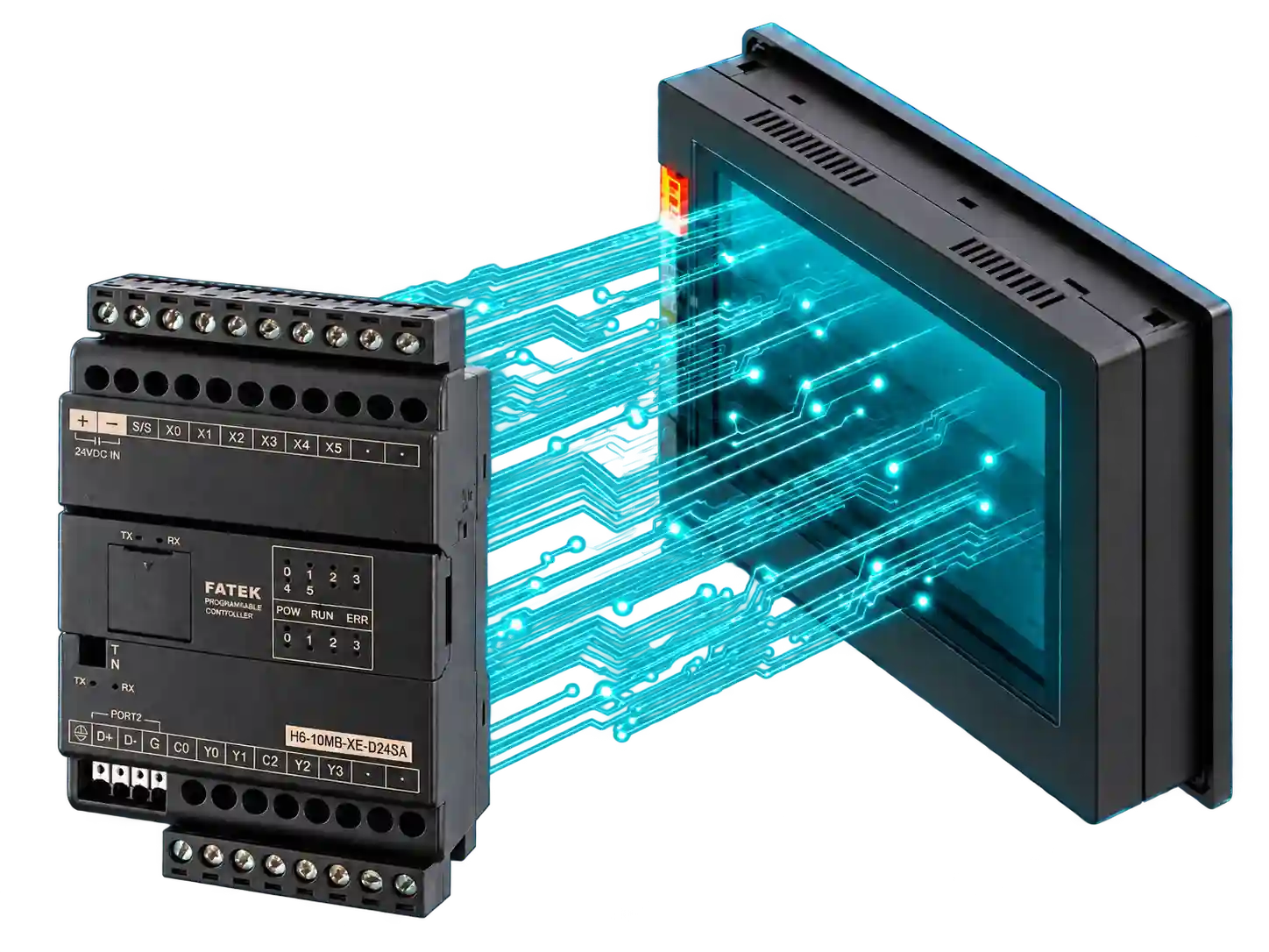 Zestaw HMI 4,3 cala i PLC tranzystorowy
