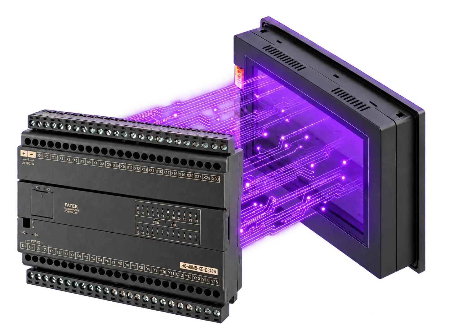 Zestaw HMI 10,1 cala i PLC tranzystorowy